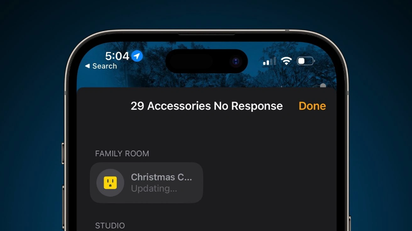 牡丹江苹果手机维修分享iOS 16.2 用户升级 HomeKit 时卡死怎么办 