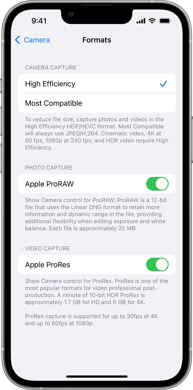 牡丹江苹果13维修分享如何在 iPhone 13 Pro 机型中拍摄和管理 ProRes 视频 