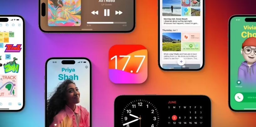 牡丹江苹果手机维修分享苹果 iOS / iPadOS 17.7.1 正式版推送 