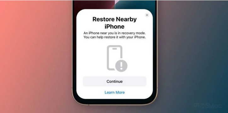 牡丹江苹果手机维修分享iOS 18无线恢复功能可用另一部iPhone恢复变砖的iPhone 16 